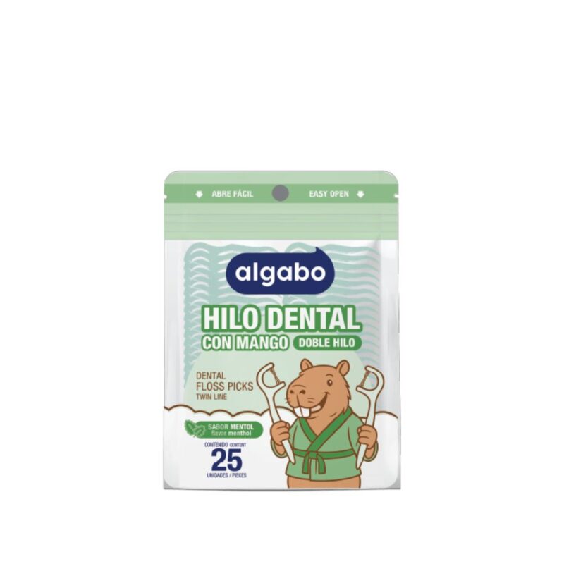 HILO DENTAL C/MANGO MENTOL x25mt (6068513) (ALGABO)