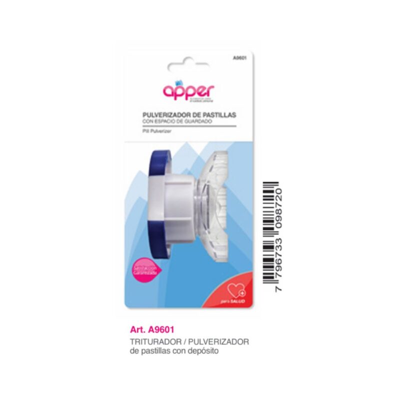 TRITURADOR PULVERIZADOR de PASTILLAS A-9601 (APPER)