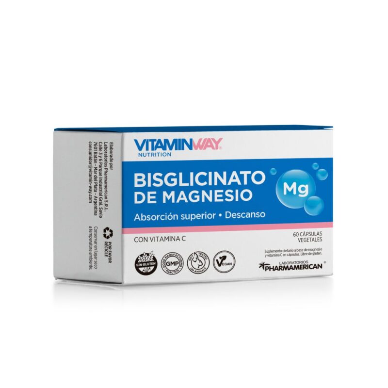 BISGLICINATO DE MAGNESIO x60 Caps. (VITAMIN WAY)