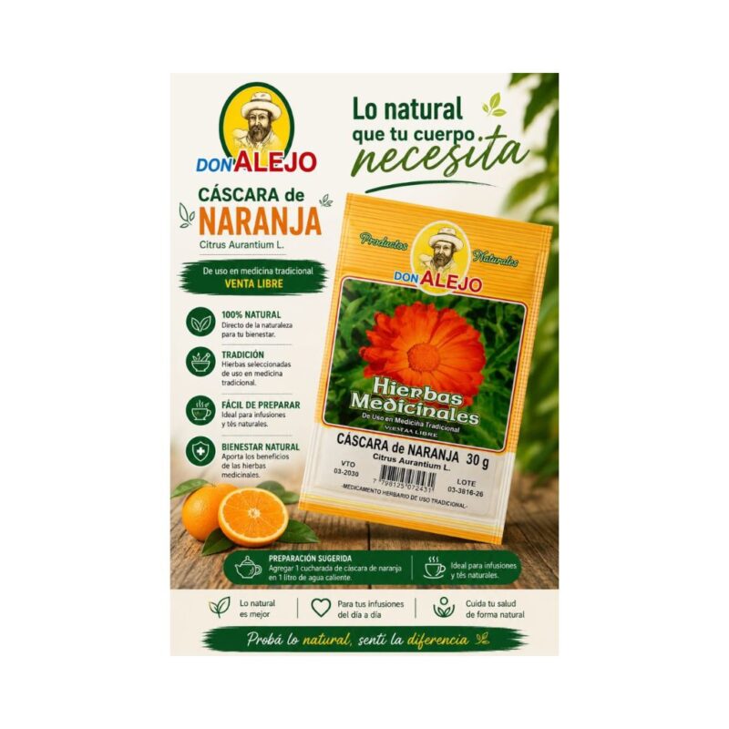 CASCARA DE NARANJA sobre Nac. (DON ALEJO) (NDPB)