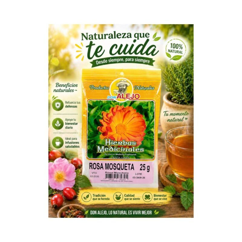 ROSA MOSQUETA sobre FLORAL (DON ALEJO) (NDPB)
