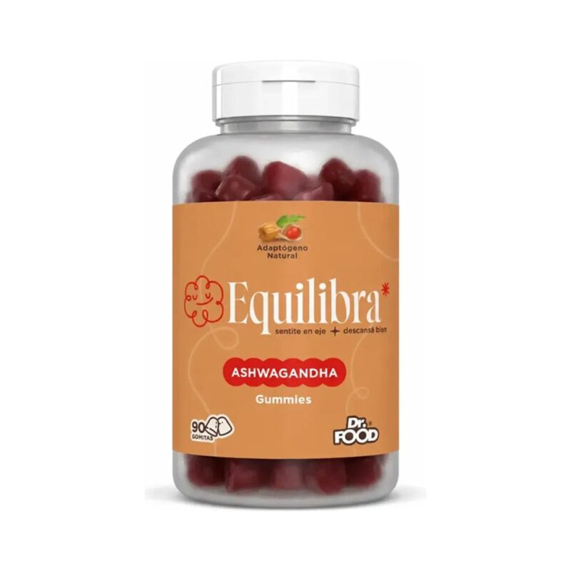 EQUILIBRA ASHWAGANDHA x90 GOMITAS 30% desc. Hasta Agotar Stock (DR. FOOD)