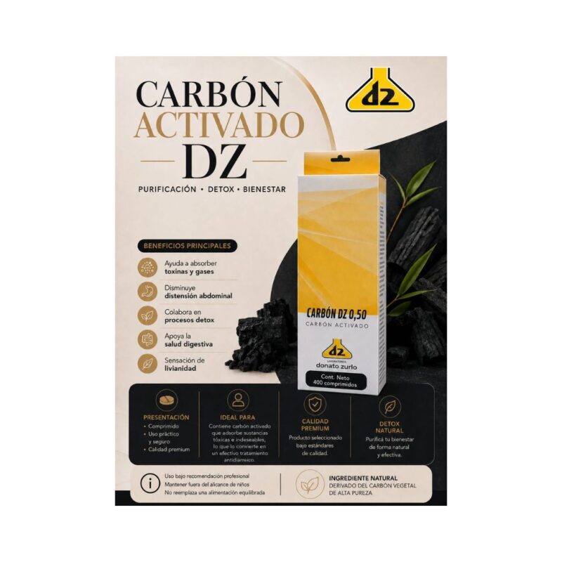 CARBON ACTIVADO Blistera 40 Blis. x10 comp. (Donato Zurlo) (FARMACIA)