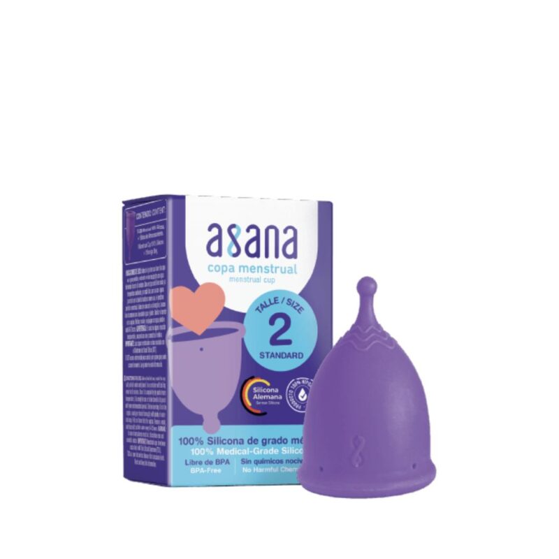 COPA MENSTRUAL C/ESTUCHE N°2 - N°3 ASANA (3462004) (3462005)