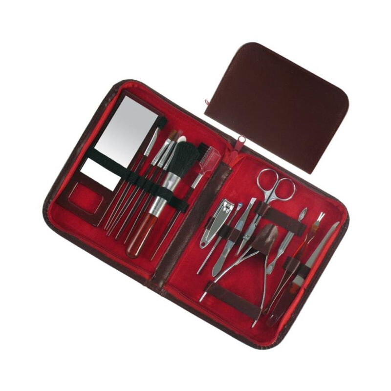 NECESER N-6332 MANICURA MAQ. C/ESPEJO x15 Pzas. (JESSAMY)