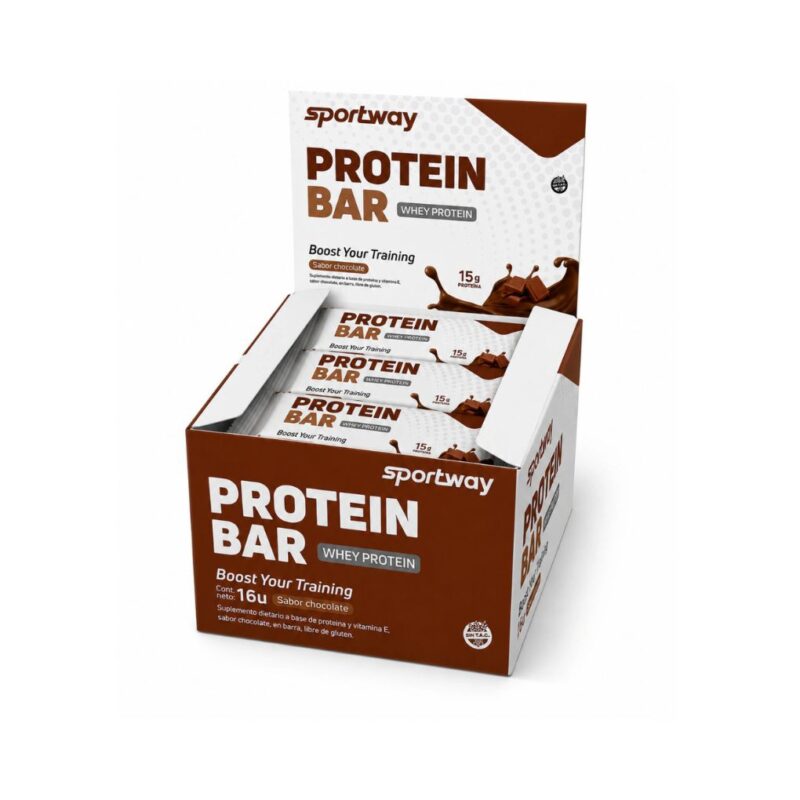 PROTEIN BAR SPORTWAY CHOCOLATE x16 un.